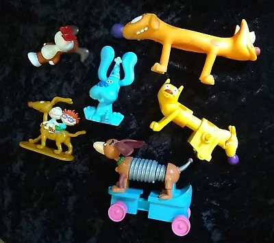 Six Kids Meal Toys Dogs Toys Catdog Rugrats Spike Blues Clues Toy Story Kipper  • $14