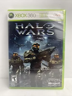 Halo Wars • (Microsoft Xbox 360 2009) White Label Factory Sealed Tears On Front • $34.99