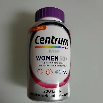 Centrum Silver Women 50+ Multivitamin Tablets - 200 Count [Exp: 2024+] • $19.99