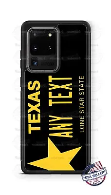 Texas State Any Text Personalized License Phone Case For IPhone Samsung Google • $19.98