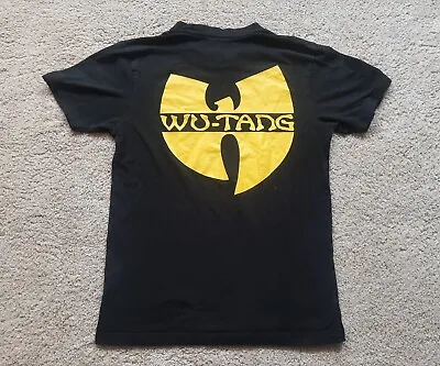 WU TANG CLAN Vintage T Shirt Tour 00s Y2K Rap Tee Hip Hop Wear Black S LP ODB 7  • £90