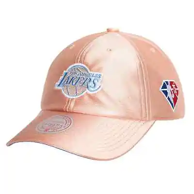 Mitchell & Ness Rose Gold NBA Los Angeles Lakers 75th Anniversary Strapback - • $24.95