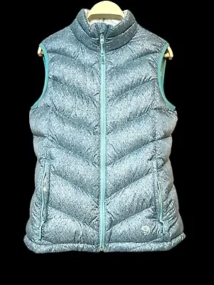 Mountain Hardwear Womens Ratio Q-SHIELD 650 Fill Down Puffer Vest L-Fits M EUC! • $30