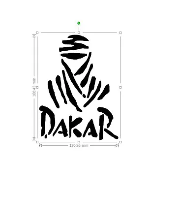 Dakar Rally Vinyl Car Sticker Decal Window Laptop Oracal 651 • $10