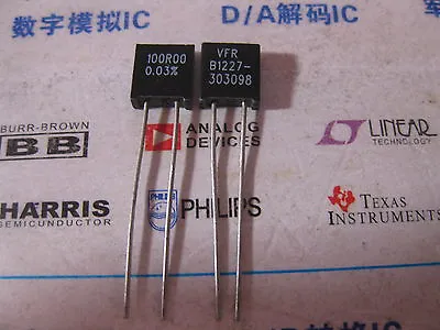 1x 303098 100R00 0.03% Vishay Ultra-Precision Resistor 100 Ohm • $7