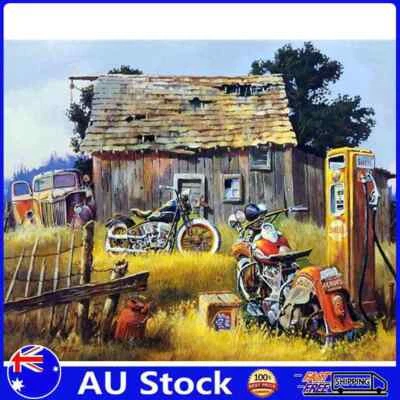 $11.31 • Buy 5D DIY Diamond Painting Full Round Drill Motorcycle Decor Rhinestone Art Crafts