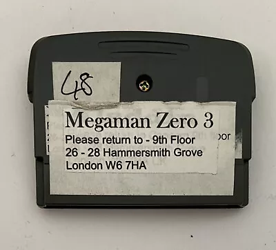 Mega Man Zero 3 Prototype Cartridge - Nintendo Game Boy Advance 2004 Pre-release • $321.79