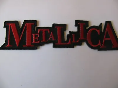 METALLICA   Iron On Patch  5” Trucker Hat Vtg Rare Jacket Logo Band  Heavy Metal • $8.80