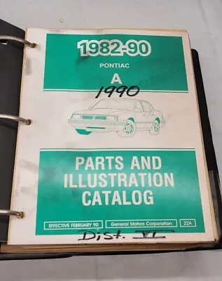 $44.50 • Buy 1982-1990 Pontiac - Parts & Illustration Catalog Celebrity/Century/Cutlass Ciera