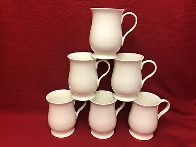 £29 • Buy White Bone China Set Of 6 Bulbous Just China (NOT STACKABLE)