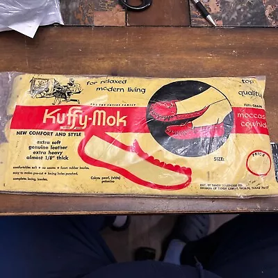 Leathercraft Kit Vintage Kuffy-Mok Moccasin Size 10/11 Mid Century Vintage • $24.99