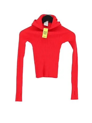 Iets Frans Women's Hoodie XS Red 100% Other Pullover • £23.40