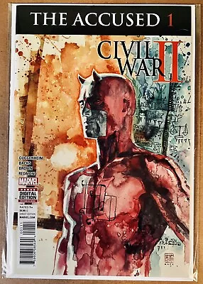 The Accused #1! Civil War Ii! 2016 Marvel Comics • $6