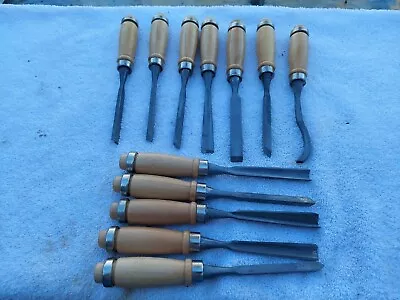 Unbranded 12 Pcs Wood Carving Tool Set With Wooden Handles • $13.99