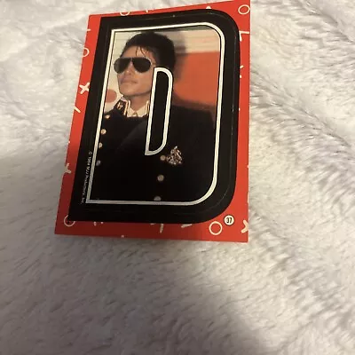 1984 Michel Jackson Letter D Mjj Productions Inc Brand New Condition • $10