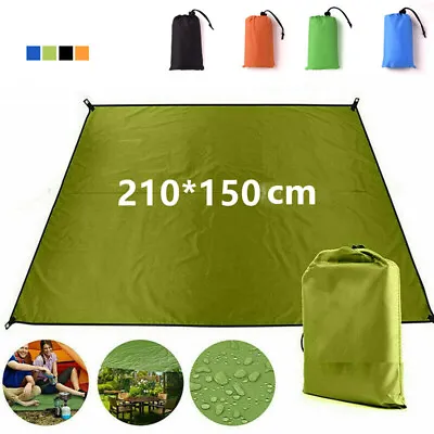 Waterproof Tent Tarp Rain Sun Shade Hammocks Shelter Camping/Picnic Awning Cover • £8.54