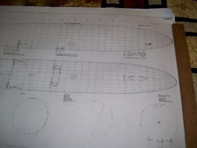  R Class Zeppelin Airship     Ship   Model Boat Plans • $19.76