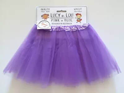 Tulle Tutu Skirt 80s Colour Childrens Costume Lilac Ballet Princess Fancy Dress • $13