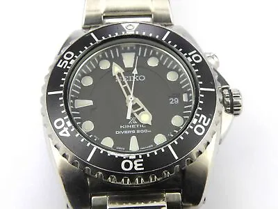 Men's Seiko Divers 5M62-0BL0 Kinetic Divers Watch - 200m • £299.95