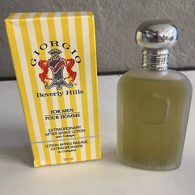 Vintage Giorgio Beverly Hills For Men After Shave Lotion - 120 Ml • $40