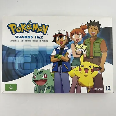 $32.50 • Buy Pokemon : Season 1-2 Limited Edition Box Set - 12 Disc DVD Set - R4