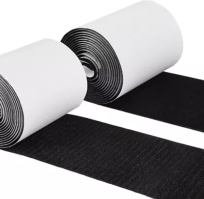 Hook And Loop Tape Strips With Adhesive Nylon Self Adhesive Strips 4 Inch X 9Ft • $16.06