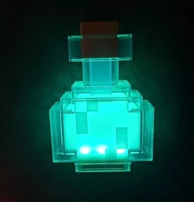 Minecraft POTION Bottle Light Up Battery Operated Light Mojang 2016- Used • £11.57