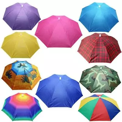 $7.04 • Buy Favor Foldable Sun Umbrella Hat Golf Fishing Camping Cap Headwear W5C0