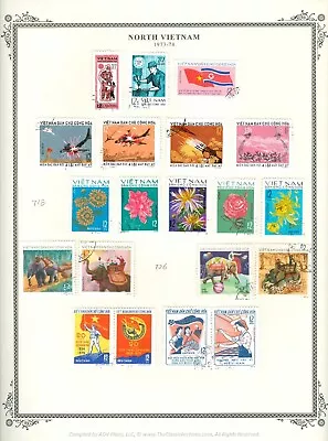 North Vietnam Printable Stamp Album Over 150 Pages And Completed The Collection • $11.50