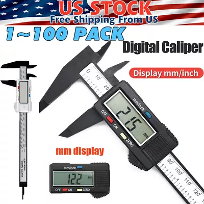 6  150mm Digital Caliper Micrometer LCD Gauge Vernier Electronic Measuring Ruler • $316.49