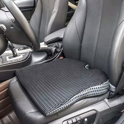 Universal Car Seat Cushion Thick Wedge Memory Foam Office Chair Comfort Pad Mat • £17.95