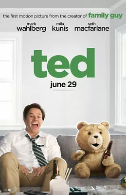 Ted Replica 2012 Movie Poster • $13.99