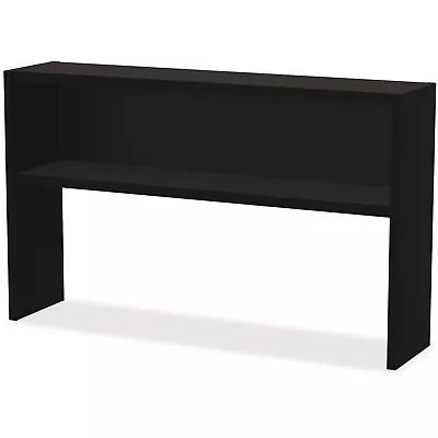 Lorell Modular Desk Series Black Stack-on Hutch - 60  - Material: Steel - • $339.90