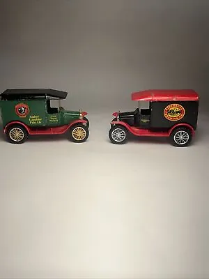2 Matchbox Cars Firehouse Brewing Company 1989 AND Holy Cow Last Vegas Toy Cars • $18