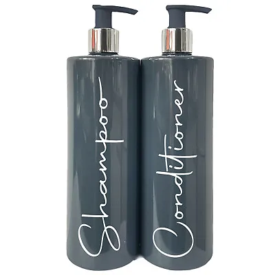 £4 • Buy Mrs Hinch Misprint Clearance Stock Grey 500ml Lotion Pump Bottles Shampoo Condit