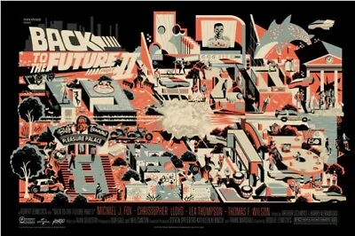 Mondo Back To The Future II Limited Movie Poster Adam Simpson 179/225 • $40