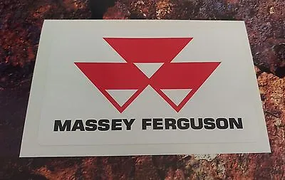  MASSEY FERGUSON STICKER DECAL 150mm X 94mm Tractor Sticker • £2.49