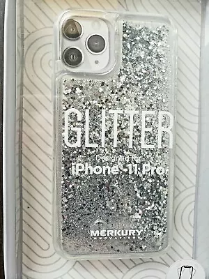 NIB Iphone 11 Pro Merkury Innovations Phone Protector Floating Glitter Case • $7