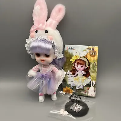 Doll Baby Jointed Girl Pretty Rabbit Headwear Outfit W Booklet Extra Hands • $24.11