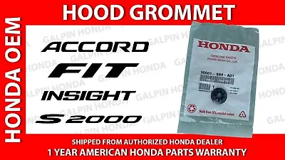 Genuine Oem Honda Accord Fit Insight S2000 Hood Grommet [90601-s84-a01] • $5.85