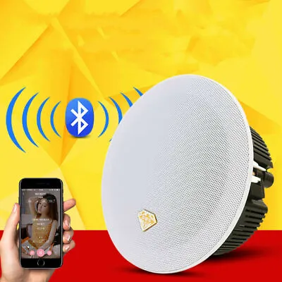 In-Ceiling Speaker Wall Wireless Bluetooth Speaker Home Bathroom Sound Amplifier • $263.99