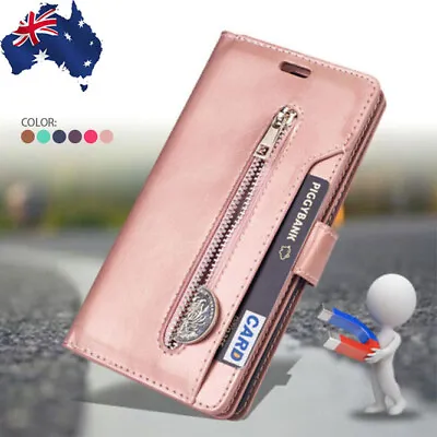 $17.69 • Buy Case Cover For IPhone 13 Pro Max 11 12 XS XR SE3 Leather Wallet Card Slot Stand