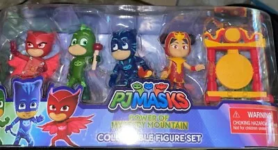  NEW PJ MASKS Power Of The Mountain Figure Set Catboy Anyu Owlette Gekko Gong • $20