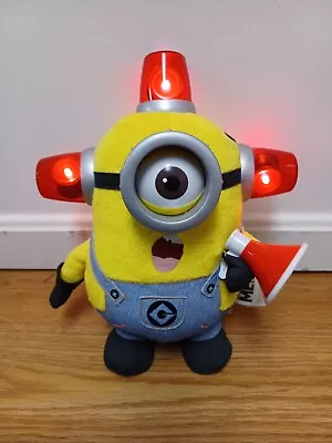 Minions Despicable Me Kevin Fireman Plush Lights And Sound Great Condition • $30