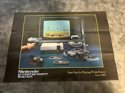 Vintage Nintendo System (NES) Classic Poster 16x22 (15.5 X 21.5 Actual) RARE! • $14.99