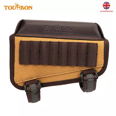 TOURBON Canvas Non-slip Gun Cheek Rest Riser With Ammo Holder Special Offer UK • £22.99