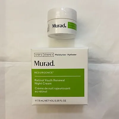 NEW Murad Retinol Youth Renewal Night Moisturizer Cream Travel Size 7.5mL • $19.99