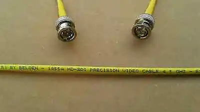 Belden 1855A HD-SDI Mini RG59 Video Cable 4.5 GHZ  BNC Male To BNC Male  2 Ft. • $12