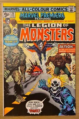 Marvel Premiere (1972) #28 - Marvel - First Appearance Legion Of Monsters VFN- • $82.05