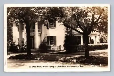 Mrs. Douglas McArthur House MURFREESBORO Tennessee RPPC Vintage Photo ~1940s • $12.99